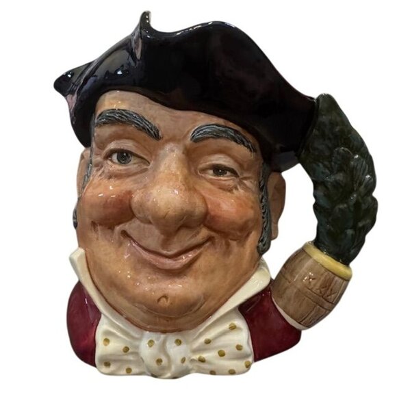 Royal Doulton Tony Weller Character Jug Large 6" Collectible Ceramic Pitcher Han - Picture 1 of 8